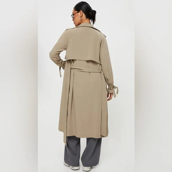 Princess Polly Trench Coat - Picture 2 of 8